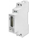 Qoltec Single phase electronic meter | din rail energy consumption meter | 230v | LCD | 2p | slim Qoltec Single phase electronic meter | din rail energy consumption meter | 230v | LCD | 2p | slim