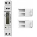 Qoltec Single phase electronic meter | din rail energy consumption meter | 230v | LCD | 2p | slim Qoltec Single phase electronic meter | din rail energy consumption meter | 230v | LCD | 2p | slim