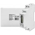 Qoltec Single phase electronic meter | din rail energy consumption meter | 230v | LCD | 2p | slim Qoltec Single phase electronic meter | din rail energy consumption meter | 230v | LCD | 2p | slim