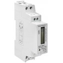 Qoltec Single phase electronic meter | din rail energy consumption meter | 230v | LCD | 2p | slim Qoltec Single phase electronic meter | din rail energy consumption meter | 230v | LCD | 2p | slim
