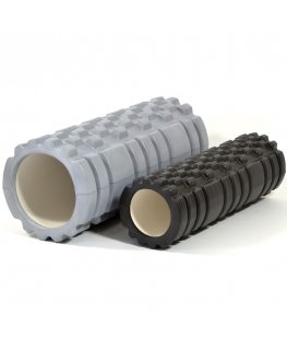 WAŁEK ROLLER DO ĆWICZEŃ DUO GRAY 33/14 I Black 30/9,5cm ENERO FIT
