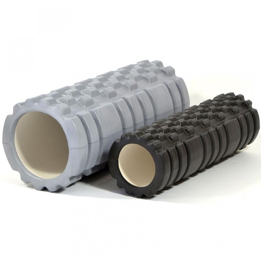 WAŁEK ROLLER DO ĆWICZEŃ DUO GRAY 33/14 I Black 30/9,5cm ENERO FIT