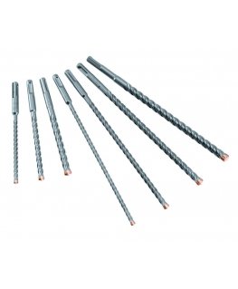 Grąžtas 7 grąžtų rinkinys SDS+ gelžbetoniui, 4 briaunos, FORCE X Mix Box 7, ALPEN [0081500007100]