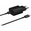 EP-TA800EBE + EP-DG980BBE Samsung 25W Travel Charger + USB-C/USB-C Data Cable Black (OOB Bulk)