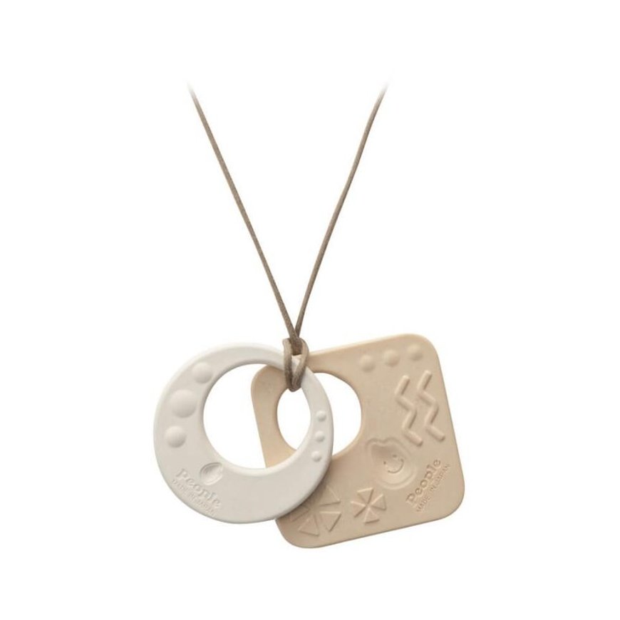 Mochi double pendant teether, 3 months+