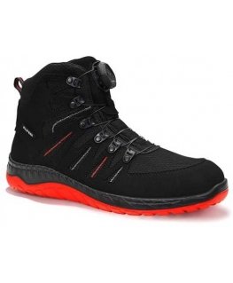 Batai ELTEN Maddox Boa Mid ESD S3 SRC, juodi/raudoni 43