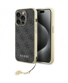 Guess 4G Charms Collection Back Case for Apple iPhone 15 Pro