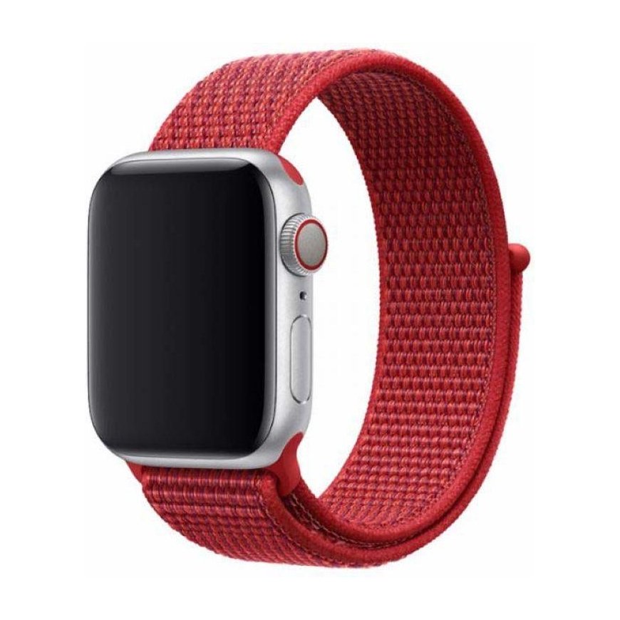Devia Apple Watch 4 strap, Red