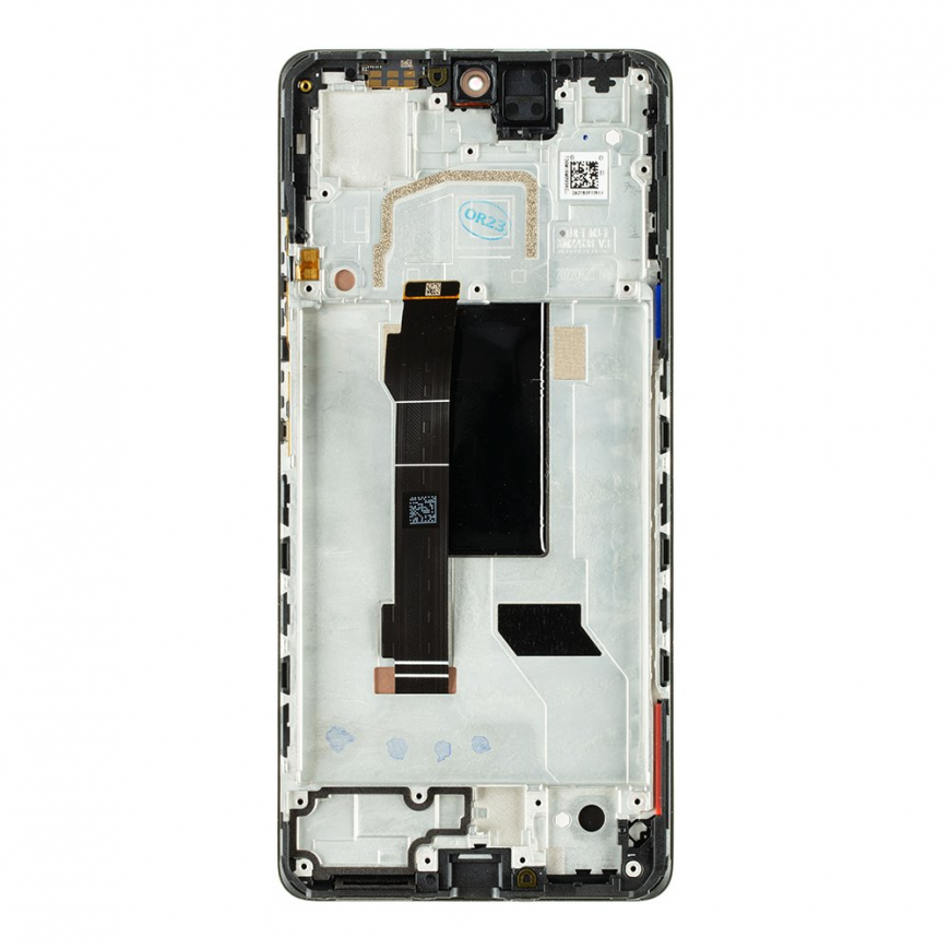 Case LCD Screen + Touch Unit + Front Cover for Xiaomi Redmi Note 12 Pro 5G Black (Service Package)