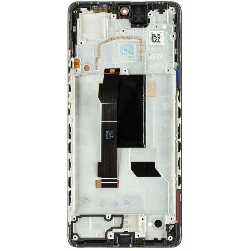 Dėklas LCD Ekranas + Touch Unit + priekinis dangtelis, skirtas Xiaomi Redmi Note 12 Pro 5G Juodas (Paslaugų paketas) – 3