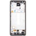 Dėklas LCD ekranas + jutiklinis blokas Samsung A526|A525 Galaxy A52 Juodas (Paslaugų paketas)