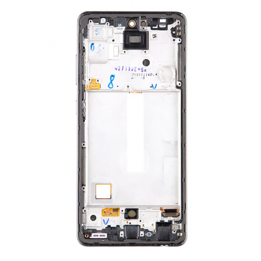 Dėklas LCD ekranas + jutiklinis blokas Samsung A526|A525 Galaxy A52 Juodas (Paslaugų paketas) – 3