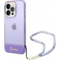 Guess GUHCP14XHGCOHU iPhone 14 Pro Max 6.7" purple/purple hard case Translucent Pearl Strap Guess GUHCP14XHGCOHU iPhone 14 Pro Max 6.7" purple/purple hard case Translucent Pearl Strap