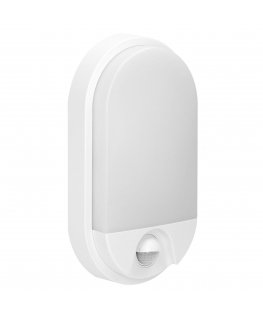 Wall light Orno NEFRYT LED 15W, garden light with motion sensor, 1100lm, IP54, 4000K, white