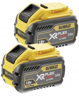 DEWALT battery FLEXVOLT 18/54V 12.0/4.0Ah DCB548 / 2 pcs..