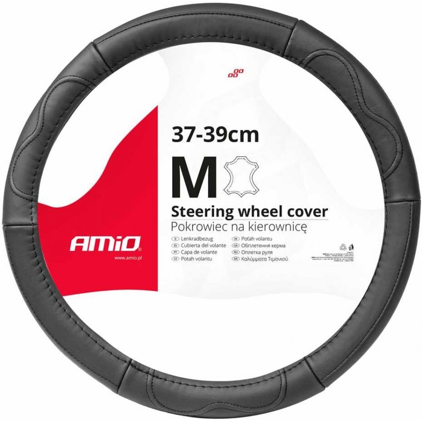 AMiO Leather car steering wheel cover