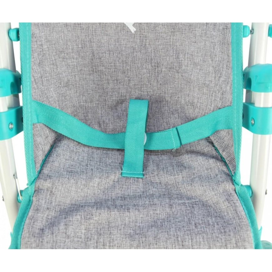 Milly Mally Kate doll stroller, mint color – 4