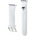 Karl Lagerfeld Choupette Head NFT laikrodžio dirželis, skirtas Apple Watch 38/40/41 baltas