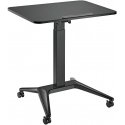Maclean MC-453 B Mobile Laptop Desk with Pneumatic Height Adjustment, Laptop Table with Wheels, 80 x 52 cm, Max. 8kg, Height Adj Maclean MC-453 B Mobile Laptop Desk with Pneumatic Height Adjustment, Laptop Table with Wheels, 80 x 52 cm, Max. 8kg, Height Adj