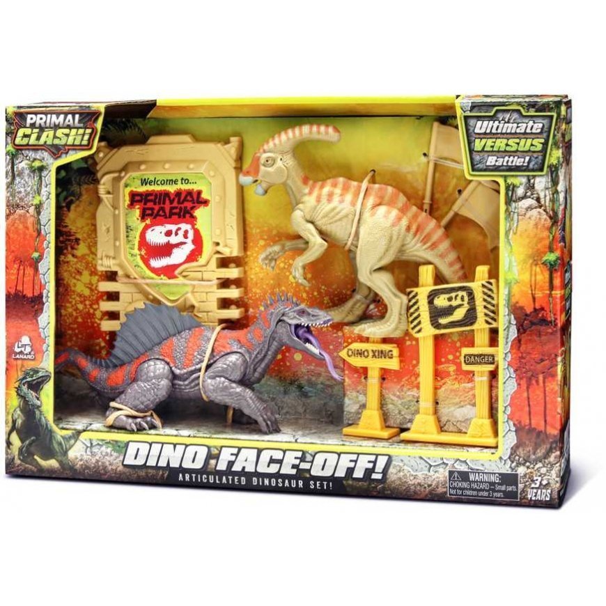 PRIMAL CLASH Rinkinys „Dinozaurų dvikova“ – 5