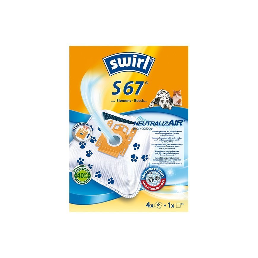 Swirl S67 Universal Dust bag