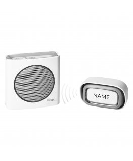 Orno EXTEL diBi Flash wireless doorbell, battery, white