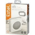 Orno EXTEL diBi Flash wireless doorbell, battery, white Orno EXTEL diBi Flash wireless doorbell, battery, white