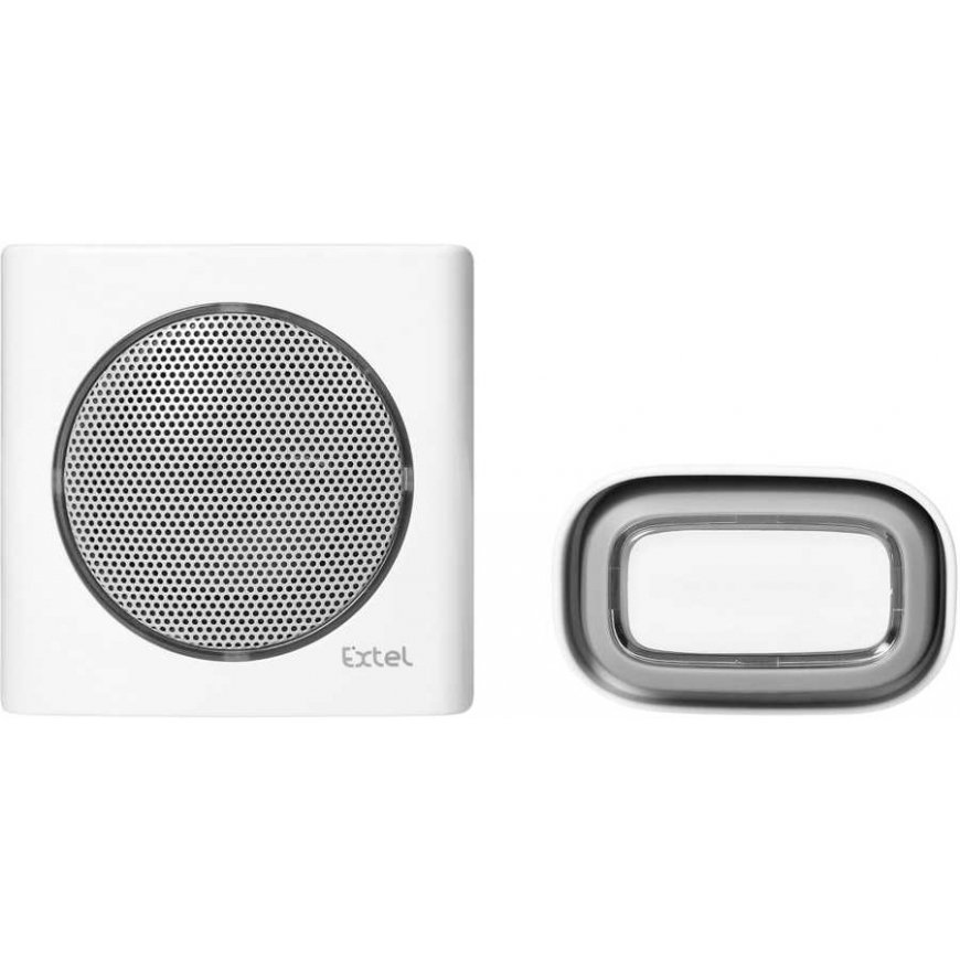 Orno EXTEL diBi Flash wireless doorbell, battery, white – 5
