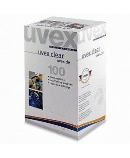 Wipes for cleaning spectacle lenses Uvex, 100pcs, individually packed