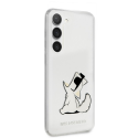 Karl Lagerfeld dėklas, skirtas Samsung Galaxy S23 Plus KLHCS23MCFNRC skaidrus HC PC/TPU Choupette Eat Karl Lagerfeld dėklas, skirtas Samsung Galaxy S23 Plus KLHCS23MCFNRC skaidrus HC PC/TPU Choupette Eat