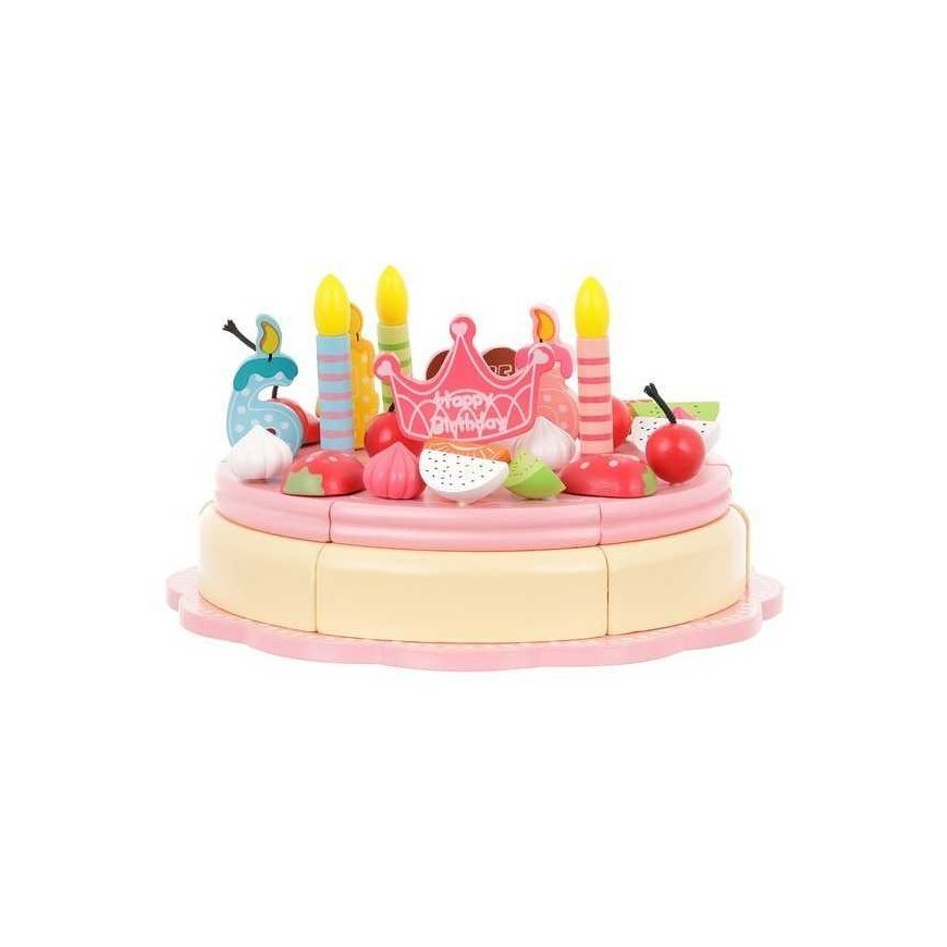 Iso Trade Wooden birthday cake – 5