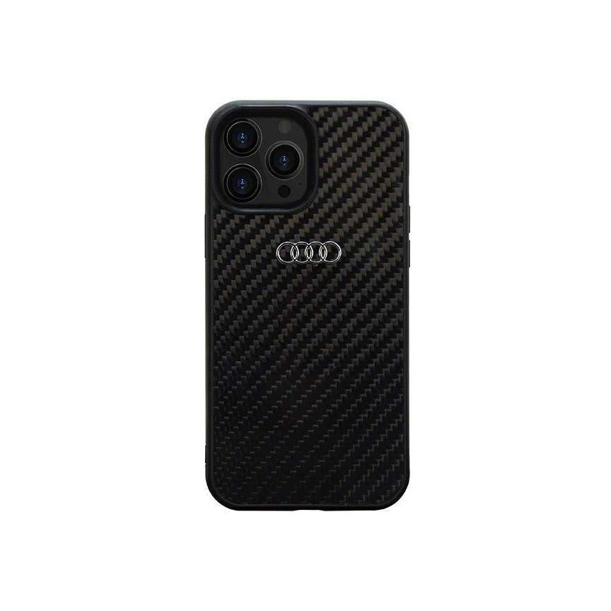 Case Audi Carbon Fiber iPhone 14 Pro 6.1" black|black hardcase AU-TPUPCIP14P-R8|D2-BK – 5