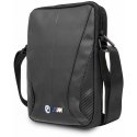 BMW Carbon Leather Tablet Bag 10'' Black