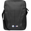 BMW Carbon Leather Tablet Bag 10'' Black