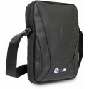 BMW Carbon Leather Tablet Bag 10'' Black