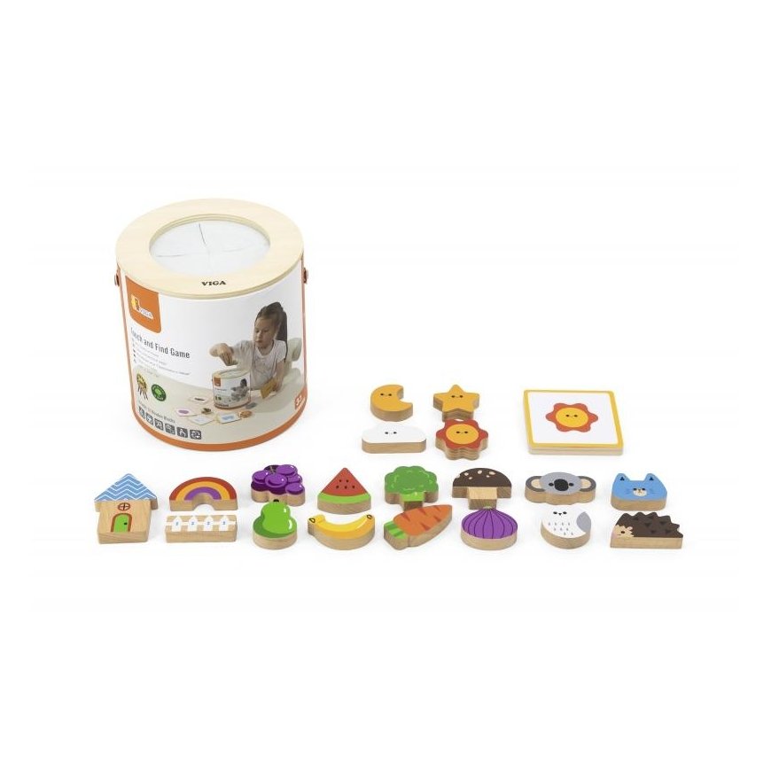 Vigan Viga Wooden Game Dark Pattern Draw – 5