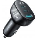 Car charger Joyroom JR-CCD04 2xUSB-C/USB-A 30W black