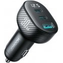 Įkroviklis automobilinis Joyroom JR-CCD04 2xUSB-C/USB-A 30W juodas