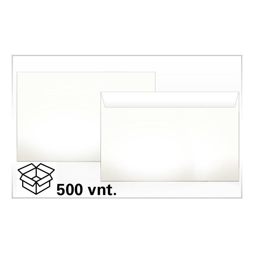 Mailmedia Vokai C4 229x324mm, balti 90 g., su nuplėšiama juostele, pakuotėje 500 vnt.