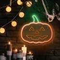 TelForceone Neoninė PLEXI LED HAPPY PUMPKIN oranžinė žalia FPNE10 Forever Light TelForceone Neoninė PLEXI LED HAPPY PUMPKIN oranžinė žalia FPNE10 Forever Light