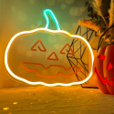 TelForceone Neon PLEXI LED HAPPY PUMPKIN orange green FPNE10 Forever Light TelForceone Neon PLEXI LED HAPPY PUMPKIN orange green FPNE10 Forever Light