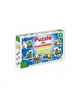 Puzzle dla Maluszków - Maszyny Budowlane