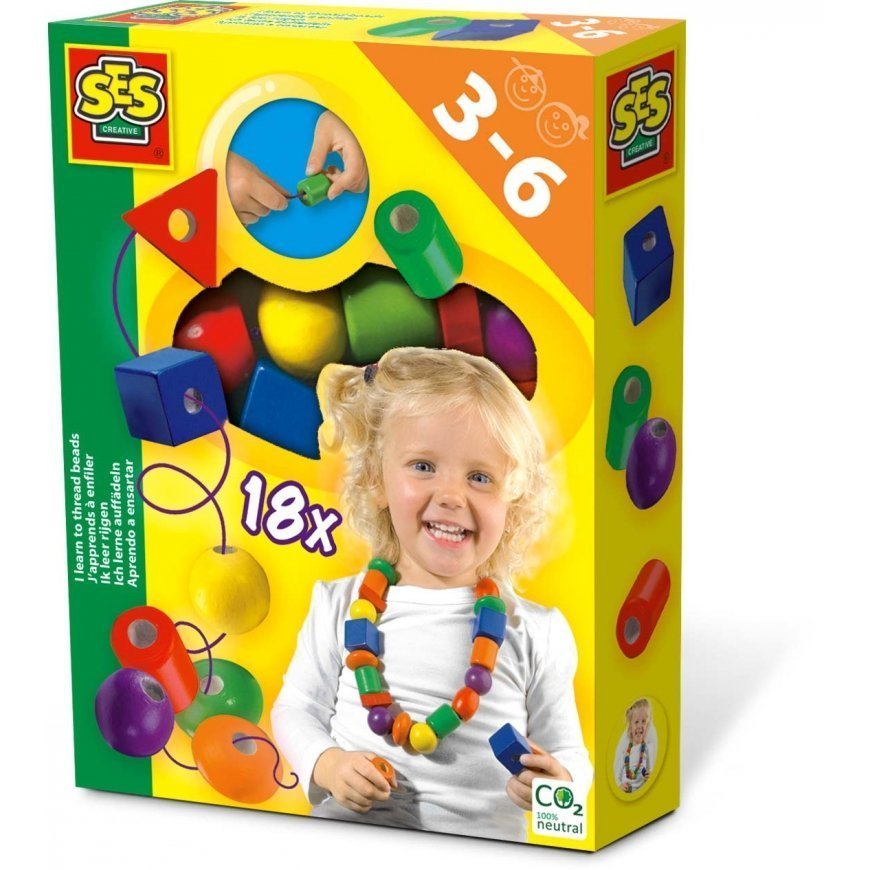 SES Creative I learn to thread beads