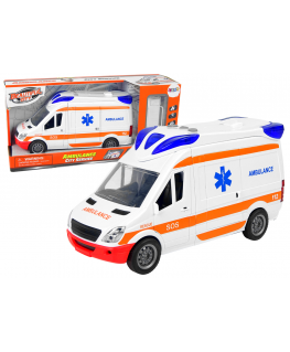 Lean Cars Interactive Ambulance + Stretcher Light and Sound Effects! The door opens
