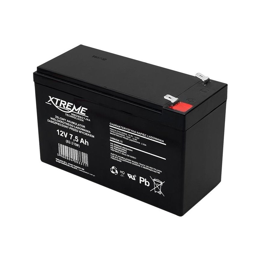 BLOW 82-219 XTREME Rechargeable battery 12V 7.5Ah – 4