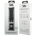 Karl Lagerfeld Strap KLAWLSLCNK Apple Watch 42|44|45|49mm black|black strap 3D Rubber Choupette Head Karl Lagerfeld Strap KLAWLSLCNK Apple Watch 42|44|45|49mm black|black strap 3D Rubber Choupette Head