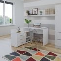 Topeshop DANY BIEL KPL компьютерный стол Белый Topeshop DANY BIEL KPL компьютерный стол Белый