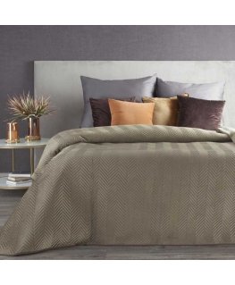 Eurofirany CHON/SOFIA/BROWN 200X220 BROWN Bedspread