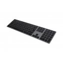 MATIAS Klaviatūra aluminum MAC HUB 2XUSB SPACE GRAY