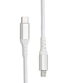 Fuj:tech Lightning - USB-C -kaapeli, 2 m, valkoinen